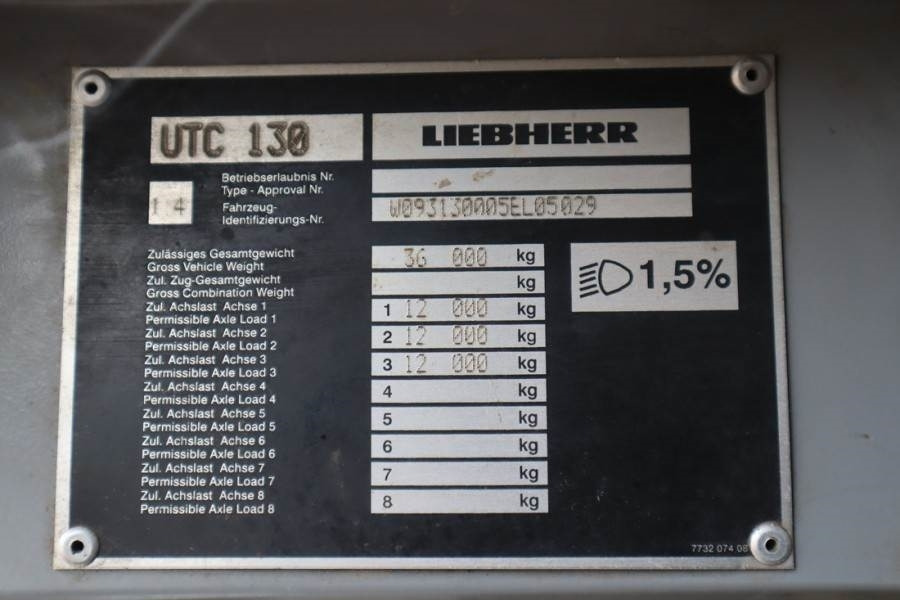 Liebherr LTC1055-3.1 Diesel, 6x6x6 Drive, 55t Capacity, 36m - Кран за секакви терени: слика 5 Liebherr LTC1055-3.1 Diesel, 6x6x6 Drive, 55t Capacity, 36m - Кран за секакви терени: слика 5
