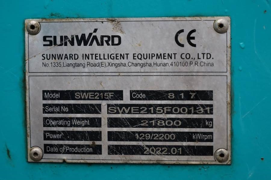 Лизинг на Sunward SWE215F CE certification, Diesel, Digging depth: 6  Sunward SWE215F CE certification, Diesel, Digging depth: 6: слика 6