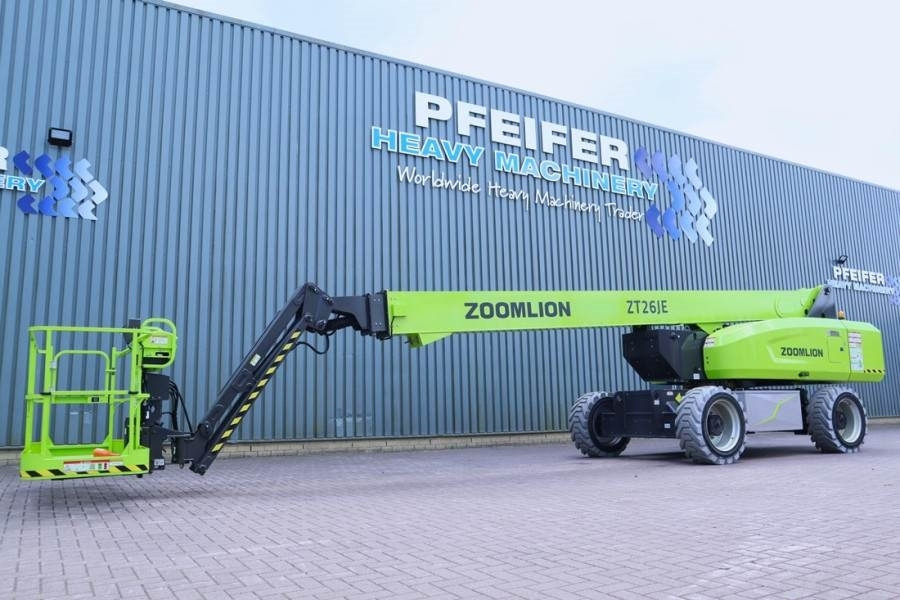 Zoomlion ZT26JE Fully Electric Lithium-Powered, 4x4 Rough T - Телескопска платформа: слика 1 Zoomlion ZT26JE Fully Electric Lithium-Powered, 4x4 Rough T - Телескопска платформа: слика 1