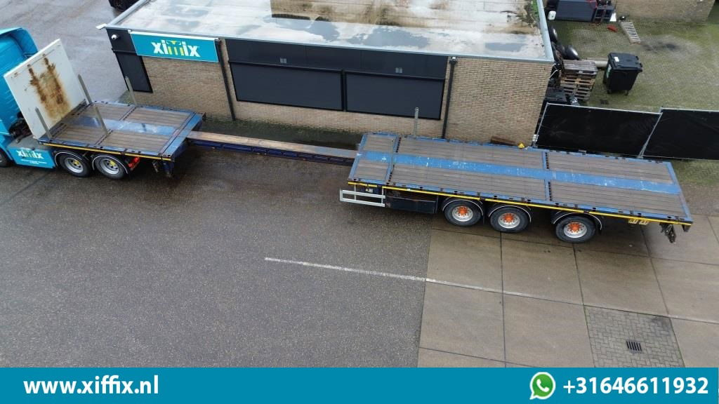 Doll 3-ass. Vlakke uitschuifbare oplegger / Naloop gestuurd - Полуприколка платформа: слика 2 Doll 3-ass. Vlakke uitschuifbare oplegger / Naloop gestuurd - Полуприколка платформа: слика 2