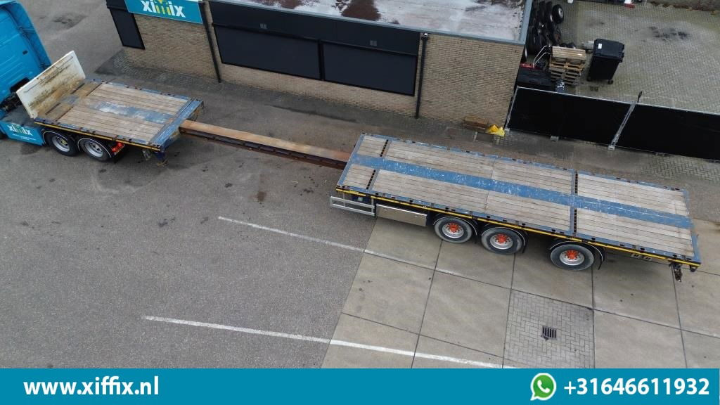 Doll 3-ass. Vlakke uitschuifbare oplegger / Naloop gestuurd - Полуприколка платформа: слика 2 Doll 3-ass. Vlakke uitschuifbare oplegger / Naloop gestuurd - Полуприколка платформа: слика 2