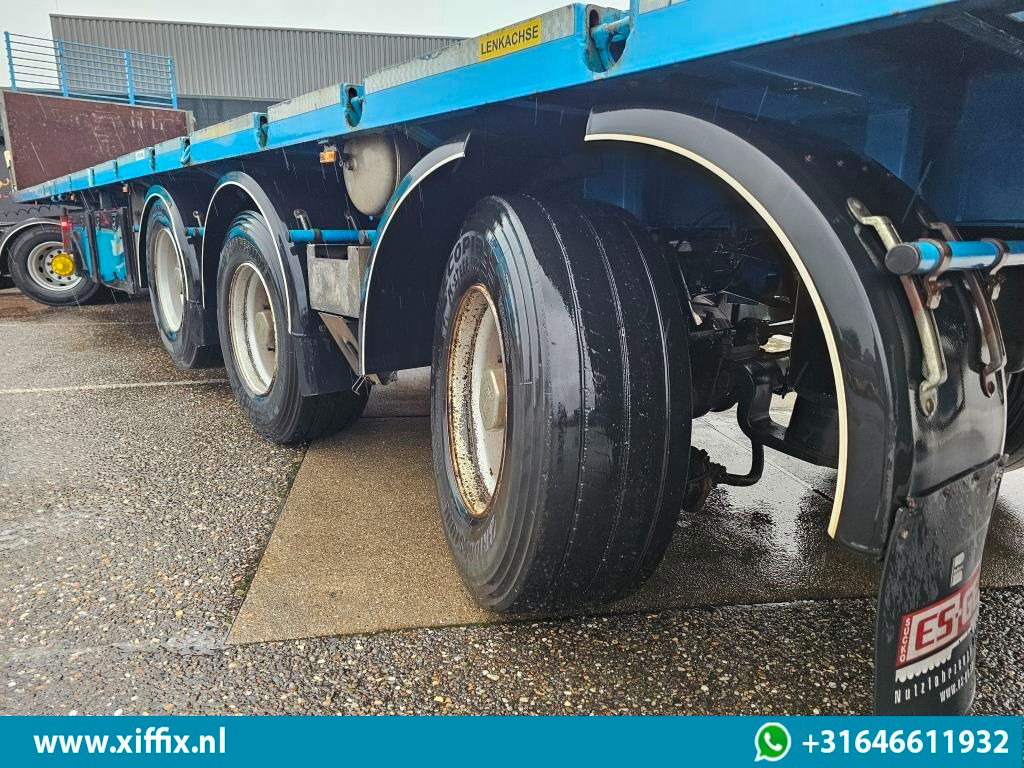 ES-GE 3-ass. Vlakke uitschuifbare oplegger / Naloop gestuurd - Полуприколка платформа: слика 5 ES-GE 3-ass. Vlakke uitschuifbare oplegger / Naloop gestuurd - Полуприколка платформа: слика 5