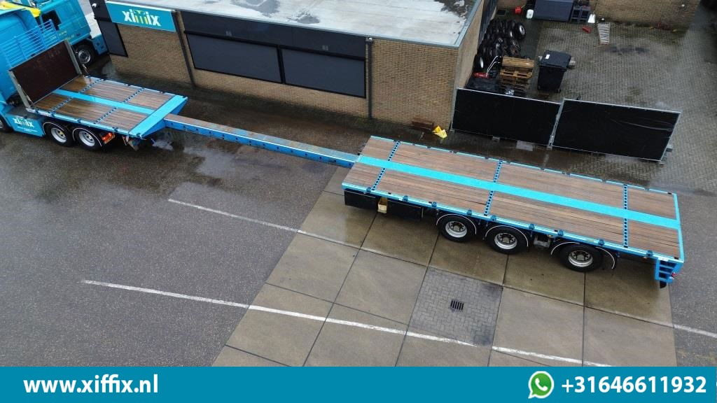 ES-GE 3-ass. Vlakke uitschuifbare oplegger / Naloop gestuurd - Полуприколка платформа: слика 2 ES-GE 3-ass. Vlakke uitschuifbare oplegger / Naloop gestuurd - Полуприколка платформа: слика 2