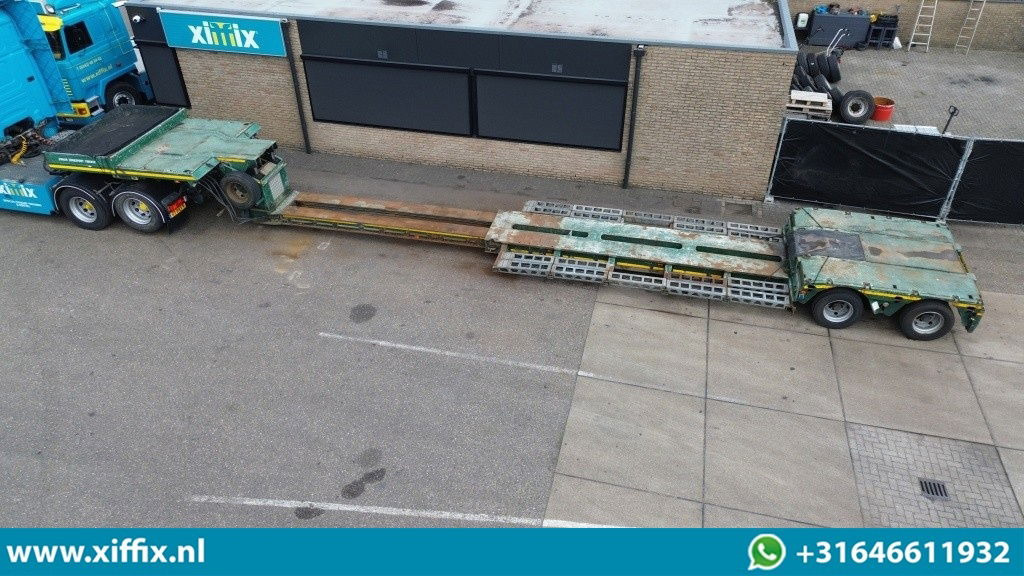 Faymonville 2-ass. Uitschuifbare dieplader met afneembare zwanenhals / 2x gestuu - Полуприколка за низок утовар: слика 2 Faymonville 2-ass. Uitschuifbare dieplader met afneembare zwanenhals / 2x gestuu - Полуприколка за низок утовар: слика 2