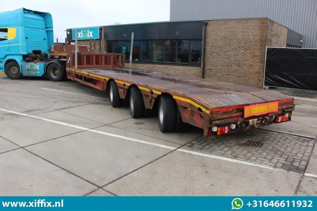 Faymonville 3-ass. dubbel 2x uitschuifbare Semi-Dieplader / 3x gestuurd / 13607  - Полуприколка за низок утовар: слика 4 Faymonville 3-ass. dubbel 2x uitschuifbare Semi-Dieplader / 3x gestuurd / 13607  - Полуприколка за низок утовар: слика 4