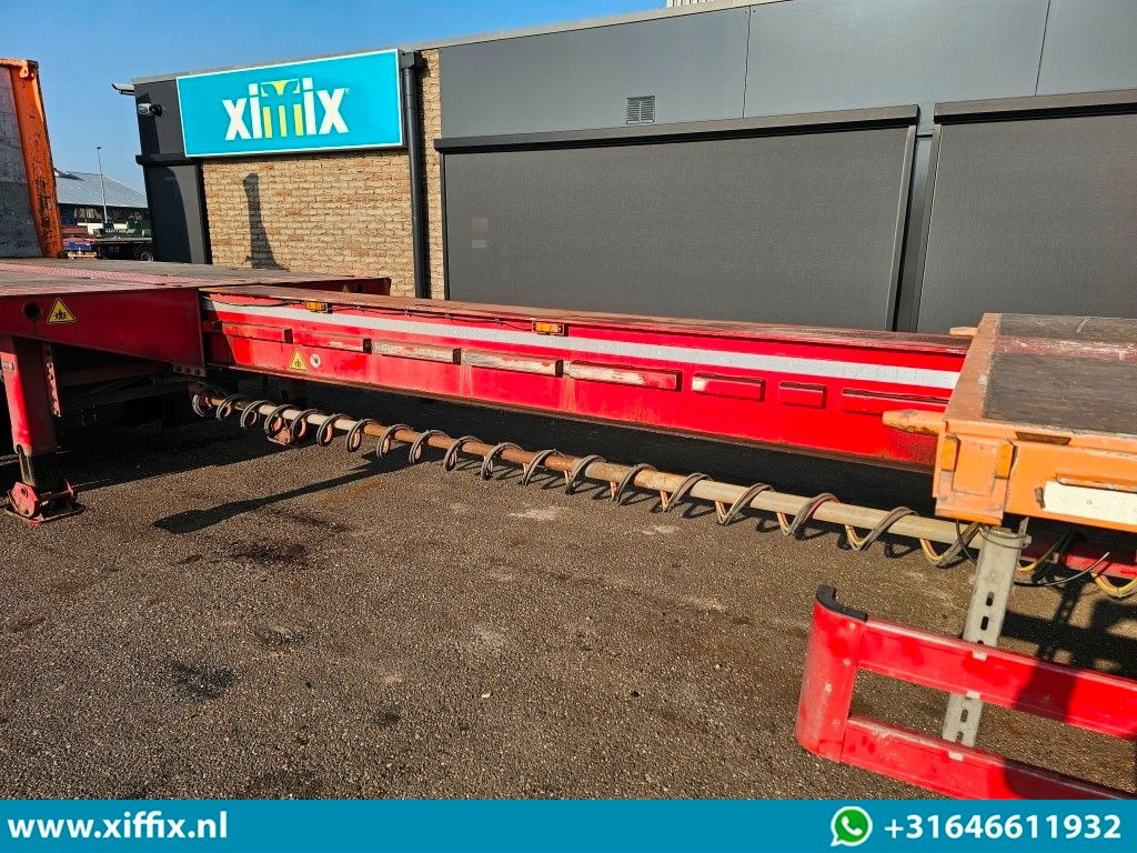 Полуприколка платформа Fellechner 2-ass. Vlakke uitschuifbare Mega oplegger / Naloop gestuurd: слика 6