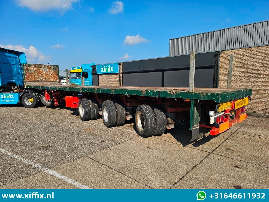 Nooteboom 3-ass. Vlakke dubbel 2x uitschuifbare oplegger / 3x gestuurd - Полуприколка платформа: слика 4 Nooteboom 3-ass. Vlakke dubbel 2x uitschuifbare oplegger / 3x gestuurd - Полуприколка платформа: слика 4