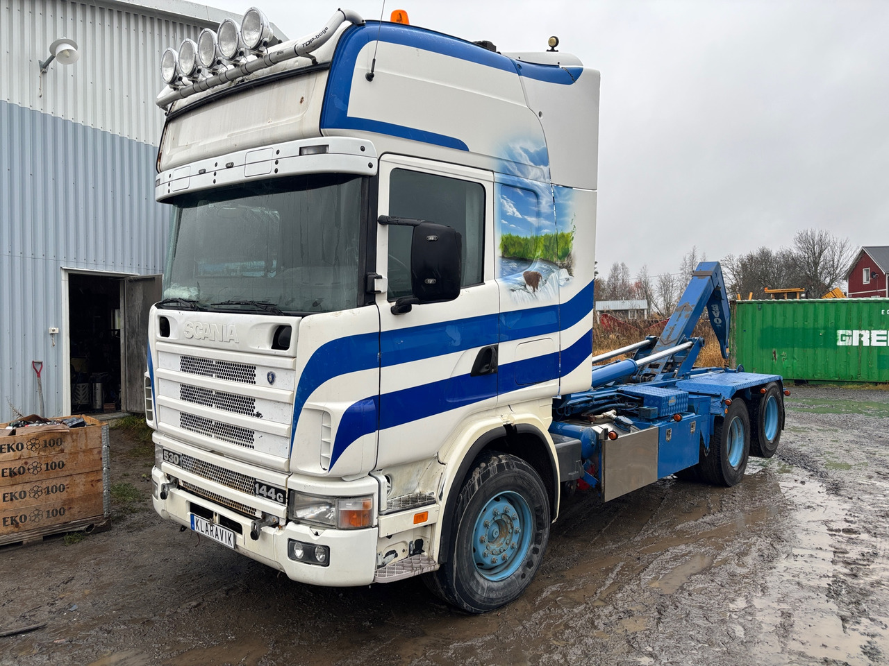 Scania 144G 530 - Камион со кука за подигање: слика 1 Scania 144G 530 - Камион со кука за подигање: слика 1