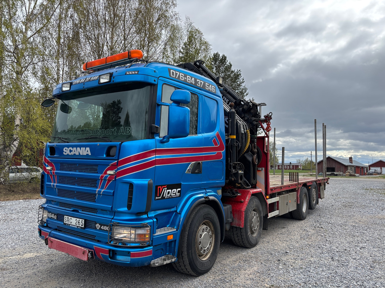 Scania 164G - Камион со кран: слика 1 Scania 164G - Камион со кран: слика 1