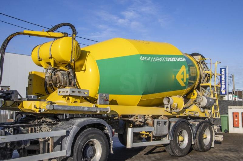 DE BUF MIXER/MALAXEUR/MISCHER-10M3 (gestuurd/gelenkt/dir./steering) - Полуприколка миксер за бетон: слика 1 DE BUF MIXER/MALAXEUR/MISCHER-10M3 (gestuurd/gelenkt/dir./steering) - Полуприколка миксер за бетон: слика 1