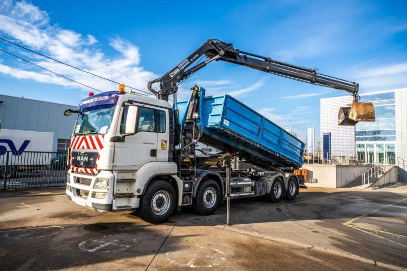MAN TGS 35.400 BL - HIAB 144 E-2 DUO - Камион со кука за подигање, Камион со кран: слика 1 MAN TGS 35.400 BL - HIAB 144 E-2 DUO - Камион со кука за подигање, Камион со кран: слика 1