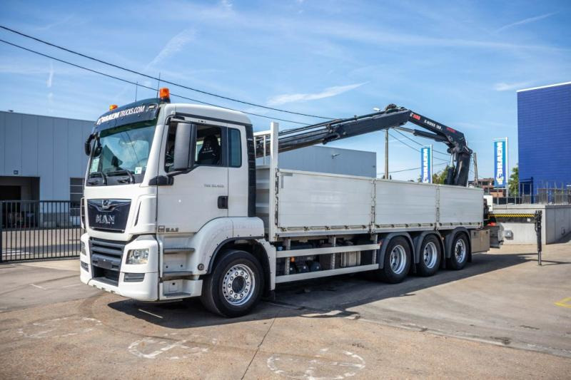 MAN TGS 35.420 BL-8x4-4+HIAB 188 E-2 - Камион со платформа, Камион со кран: слика 1 MAN TGS 35.420 BL-8x4-4+HIAB 188 E-2 - Камион со платформа, Камион со кран: слика 1