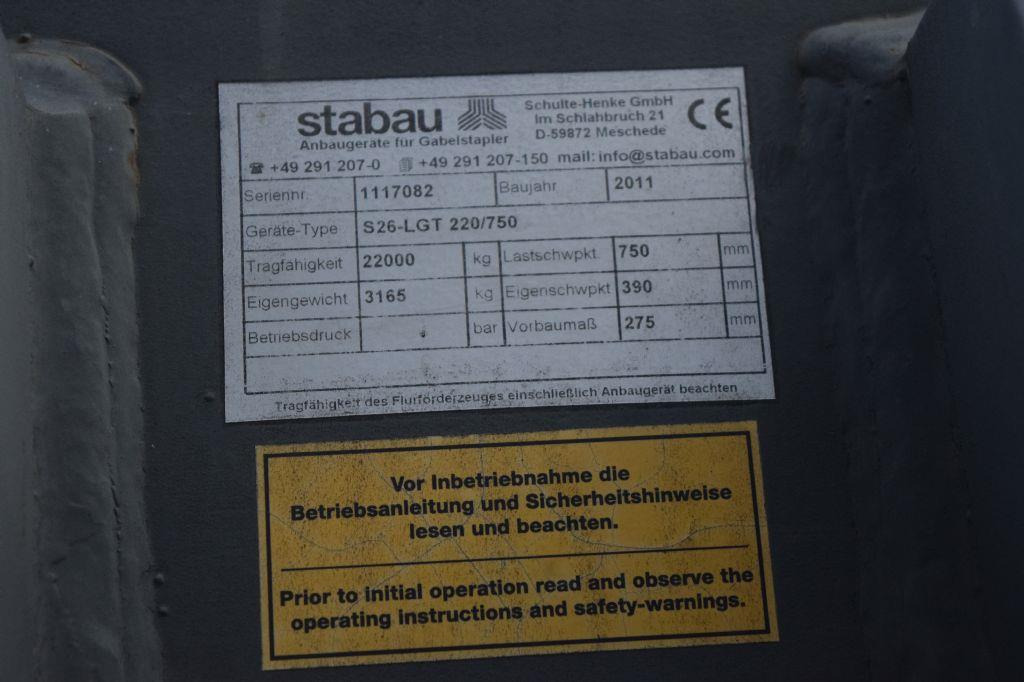 Stabau A26-LGT 220/750 Langguttraverse - Вилушка за Градежна машина: слика 4 Stabau A26-LGT 220/750 Langguttraverse - Вилушка за Градежна машина: слика 4