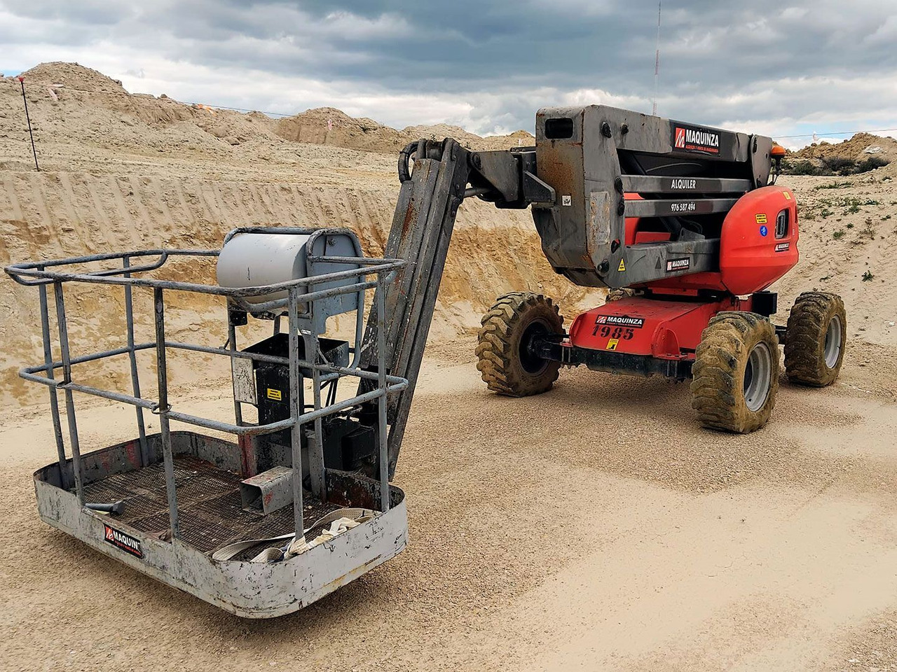 MANITOU 160ATJ EJE OSCILANTE - Дигачка зглобна платформа: слика 4 MANITOU 160ATJ EJE OSCILANTE - Дигачка зглобна платформа: слика 4