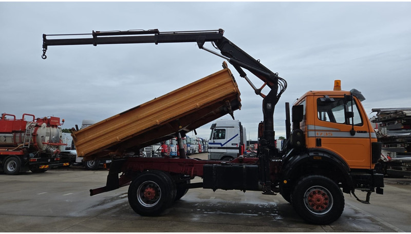Mercedes-Benz SK 1735 (V8 2X TURBO / 4X4 / PARFAIT ETAT !!!! / GRUE / LAMES / GRAND PONT / TOP CONDITION !!!) - Кипер, Камион со кран: слика 4 Mercedes-Benz SK 1735 (V8 2X TURBO / 4X4 / PARFAIT ETAT !!!! / GRUE / LAMES / GRAND PONT / TOP CONDITION !!!) - Кипер, Камион со кран: слика 4