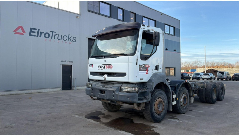 Renault KERAX 370 DCI (BOITE MANUELLE / LAMES / GRAND PONT / STEEL SUSP. / BIG AXLE) - Камион со кабинска шасија: слика 1 Renault KERAX 370 DCI (BOITE MANUELLE / LAMES / GRAND PONT / STEEL SUSP. / BIG AXLE) - Камион со кабинска шасија: слика 1