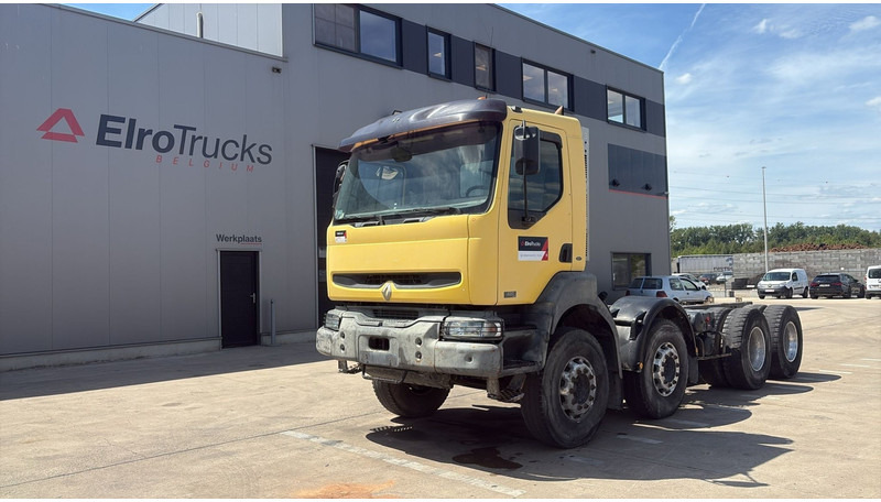 Renault KERAX 420 (BOITE MANUELLE / 8X4 / LAMES / MANUAL GEARBOX) - Камион со кабинска шасија: слика 1 Renault KERAX 420 (BOITE MANUELLE / 8X4 / LAMES / MANUAL GEARBOX) - Камион со кабинска шасија: слика 1