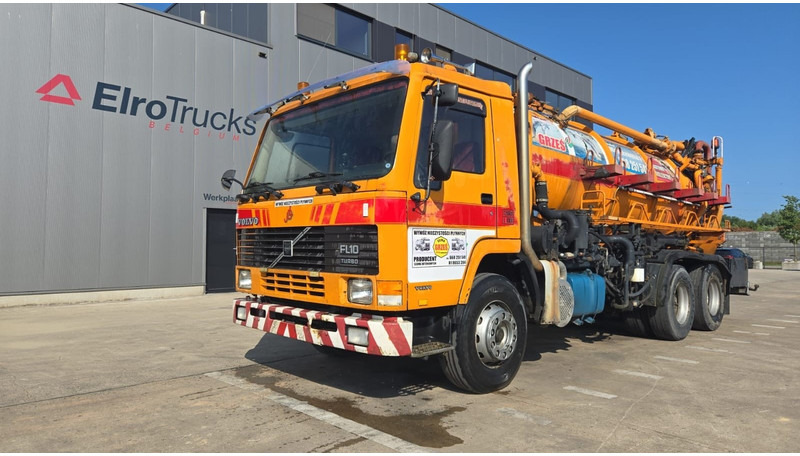 Volvo FL 10 - 320 (10500L + 1500L / 10 TYRES FULL STEEL / HIGH PRESSURE + VACUUM / POMPE MANUELLE / MANUAL PUMP) - Вакуумски камион: слика 1 Volvo FL 10 - 320 (10500L + 1500L / 10 TYRES FULL STEEL / HIGH PRESSURE + VACUUM / POMPE MANUELLE / MANUAL PUMP) - Вакуумски камион: слика 1