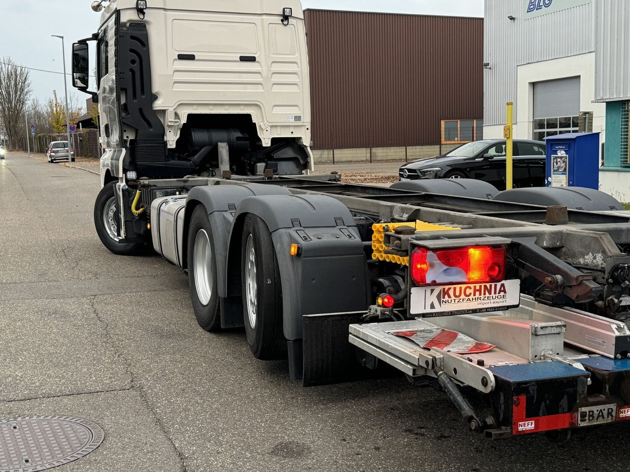 MAN TGX 26.500 XLX Lenkachse BDF 7,15-7,45 u-LBW 2t - Транспортер на контејнер/ Камион со променливо тело: слика 2 MAN TGX 26.500 XLX Lenkachse BDF 7,15-7,45 u-LBW 2t - Транспортер на контејнер/ Камион со променливо тело: слика 2