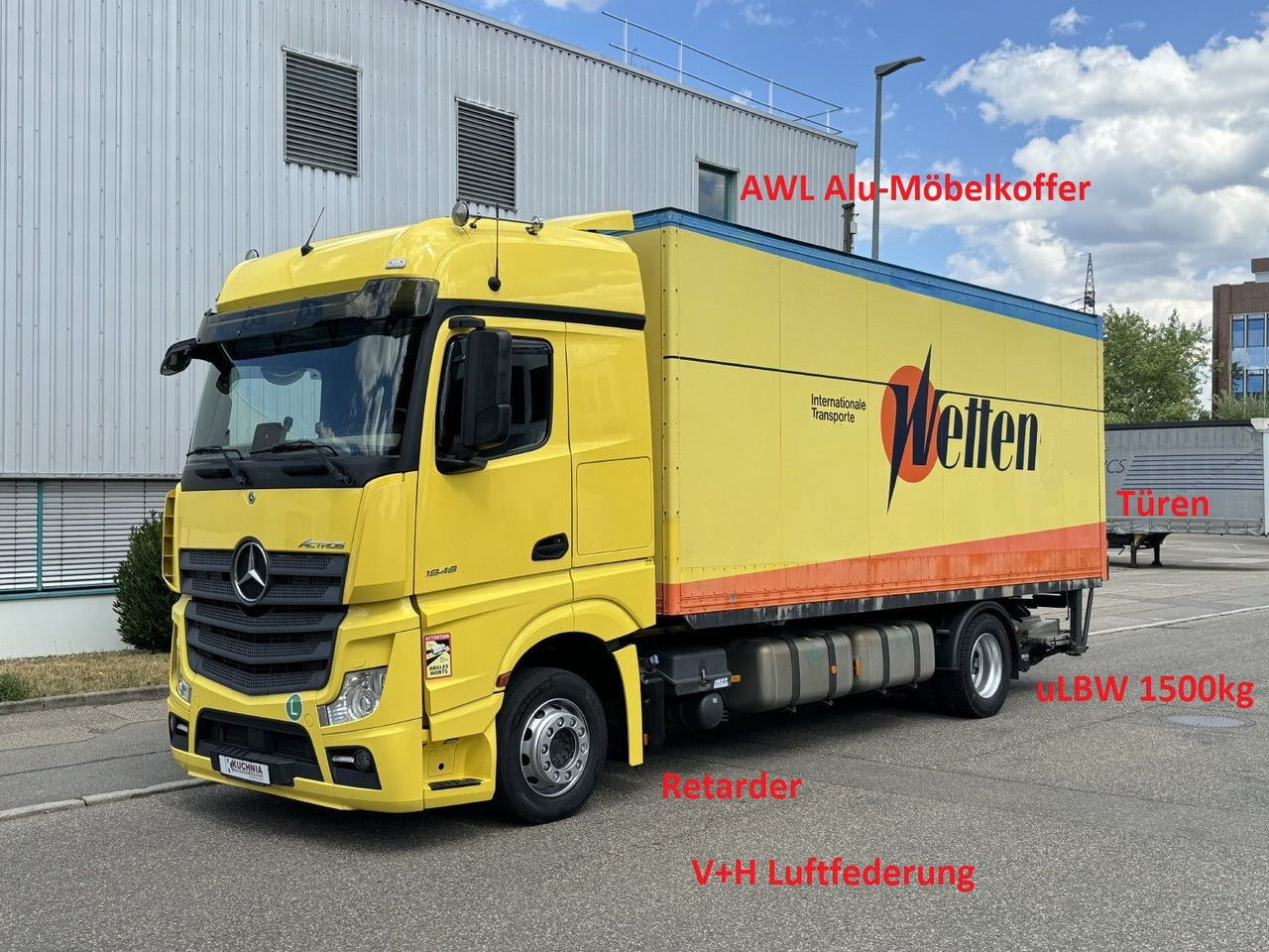 Mercedes-Benz Actros 1848 LL Gr.Haus AWL-Möbelkoffer uLBW - Камион сандучар: слика 1 Mercedes-Benz Actros 1848 LL Gr.Haus AWL-Möbelkoffer uLBW - Камион сандучар: слика 1