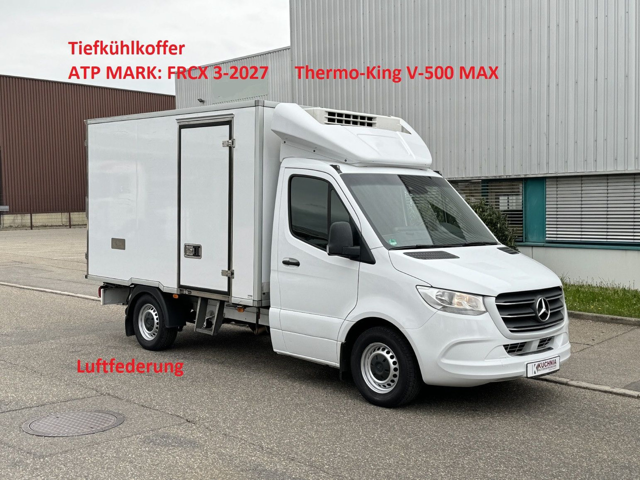 Mercedes-Benz Sprinter 316 Tiefkühl 3,3m TK V-500 MAX Luftgef. - Комбе ладилник: слика 1 Mercedes-Benz Sprinter 316 Tiefkühl 3,3m TK V-500 MAX Luftgef. - Комбе ладилник: слика 1