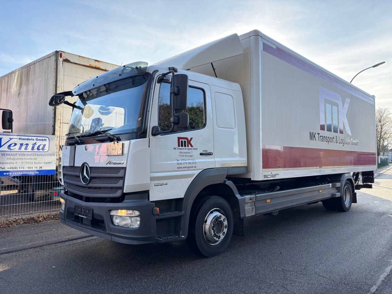 Mercedes-Benz Atego III 1224L, Euro-6, Klima, LBW - Камион сандучар: слика 1 Mercedes-Benz Atego III 1224L, Euro-6, Klima, LBW - Камион сандучар: слика 1