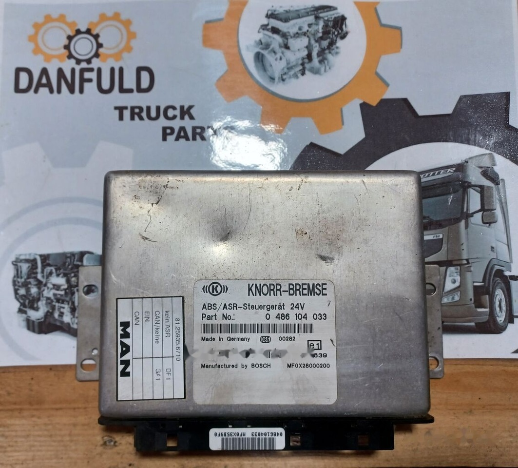 Knorr-Bremse 0486104033 MAN truck - Единица за контрола за Камион: слика 1 Knorr-Bremse 0486104033 MAN truck - Единица за контрола за Камион: слика 1