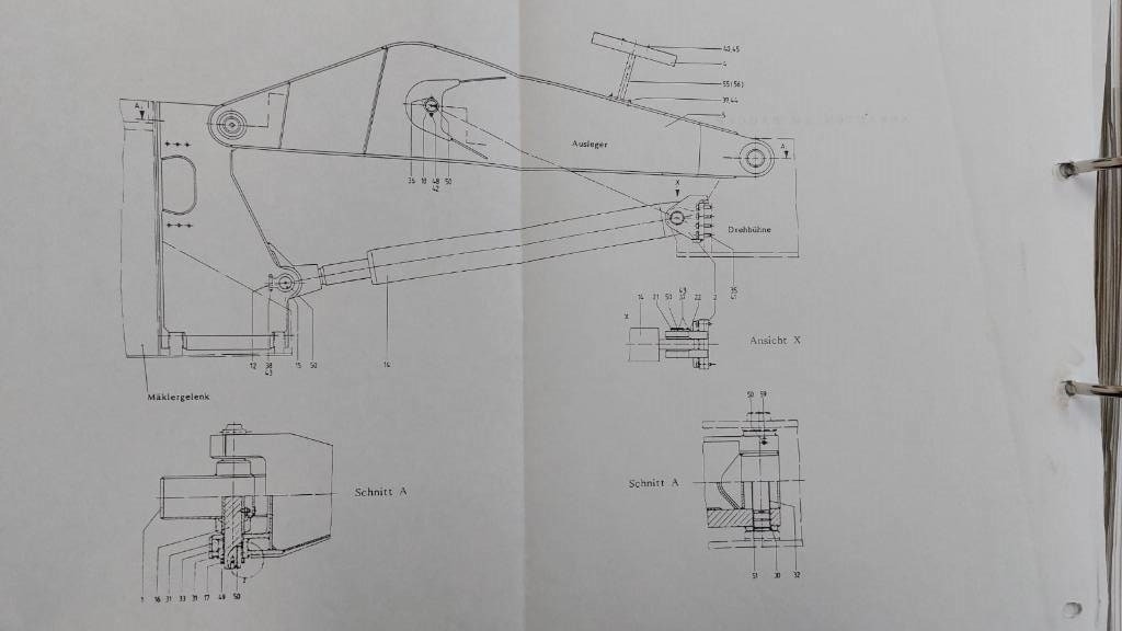 Насочен насложувач ABI MULLER MS-M12000T SENNEBOGEN SR28T bauer bg rg rtg: слика 24