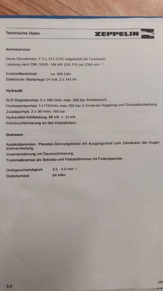 Насочен насложувач ABI MULLER MS-M12000T SENNEBOGEN SR28T bauer bg rg rtg: слика 33