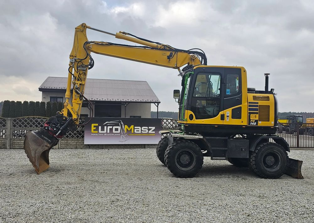 Komatsu PW 148-10, 2016 ROK, SYSTEM LEICA 3D - Багер на тркала: слика 1 Komatsu PW 148-10, 2016 ROK, SYSTEM LEICA 3D - Багер на тркала: слика 1