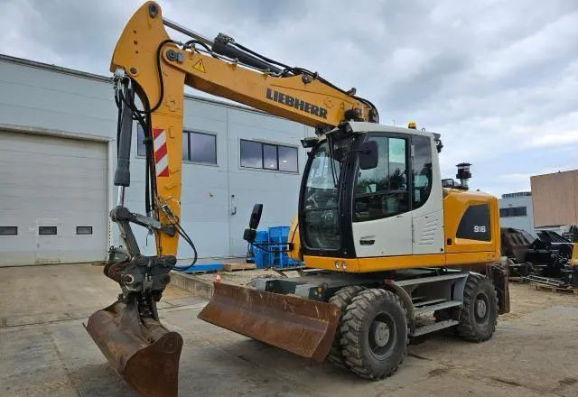 Liebherr A 916 Litronic, 2019 ROK, PODPORY + PŁUG, 6100 MTH - Багер на тркала: слика 2 Liebherr A 916 Litronic, 2019 ROK, PODPORY + PŁUG, 6100 MTH - Багер на тркала: слика 2