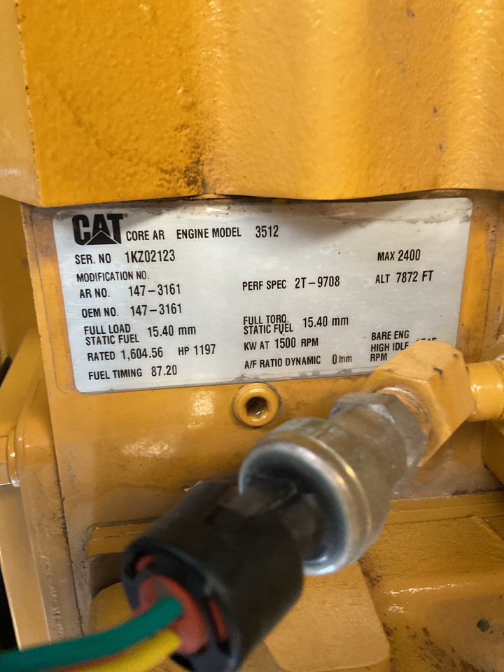 Caterpillar 3512HD, 1275KVA Generatorset. Like brand new. Low standby hours. - Генераторска поставка: слика 3 Caterpillar 3512HD, 1275KVA Generatorset. Like brand new. Low standby hours. - Генераторска поставка: слика 3