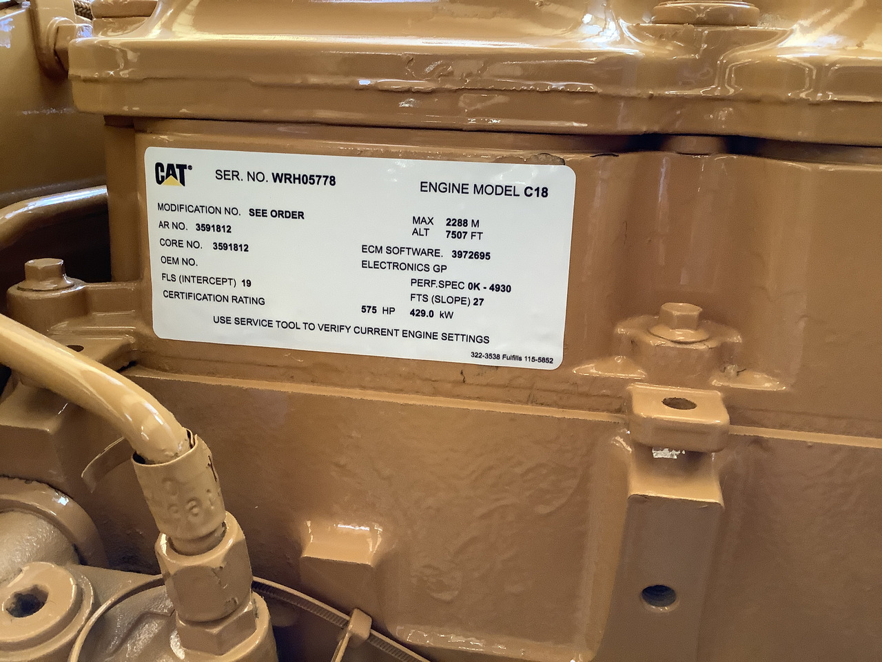 Caterpillar C18 Acert. - Мотор: слика 3 Caterpillar C18 Acert. - Мотор: слика 3