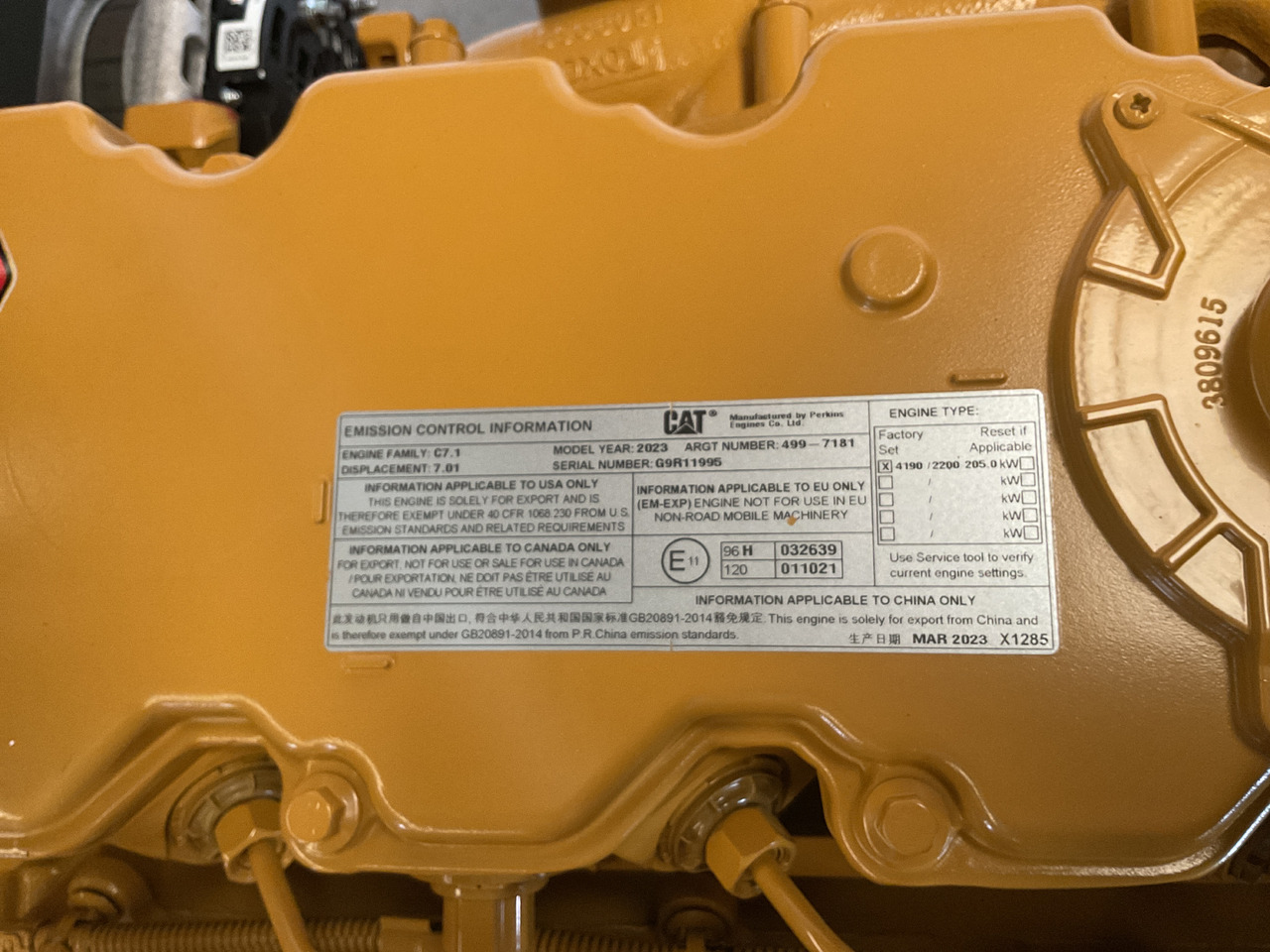 Caterpillar C7.1 - Мотор: слика 4 Caterpillar C7.1 - Мотор: слика 4