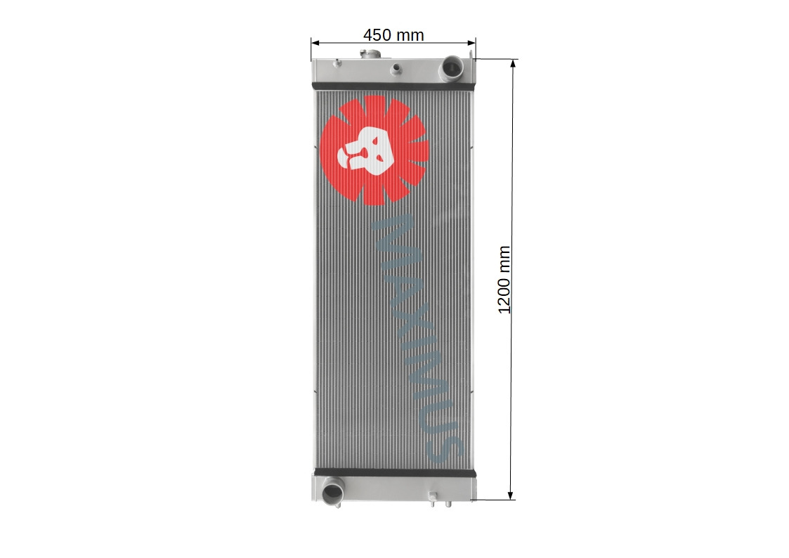 KOMATSU PC300 PC400 PC450 - Радијатор за Багер: слика 2 KOMATSU PC300 PC400 PC450 - Радијатор за Багер: слика 2