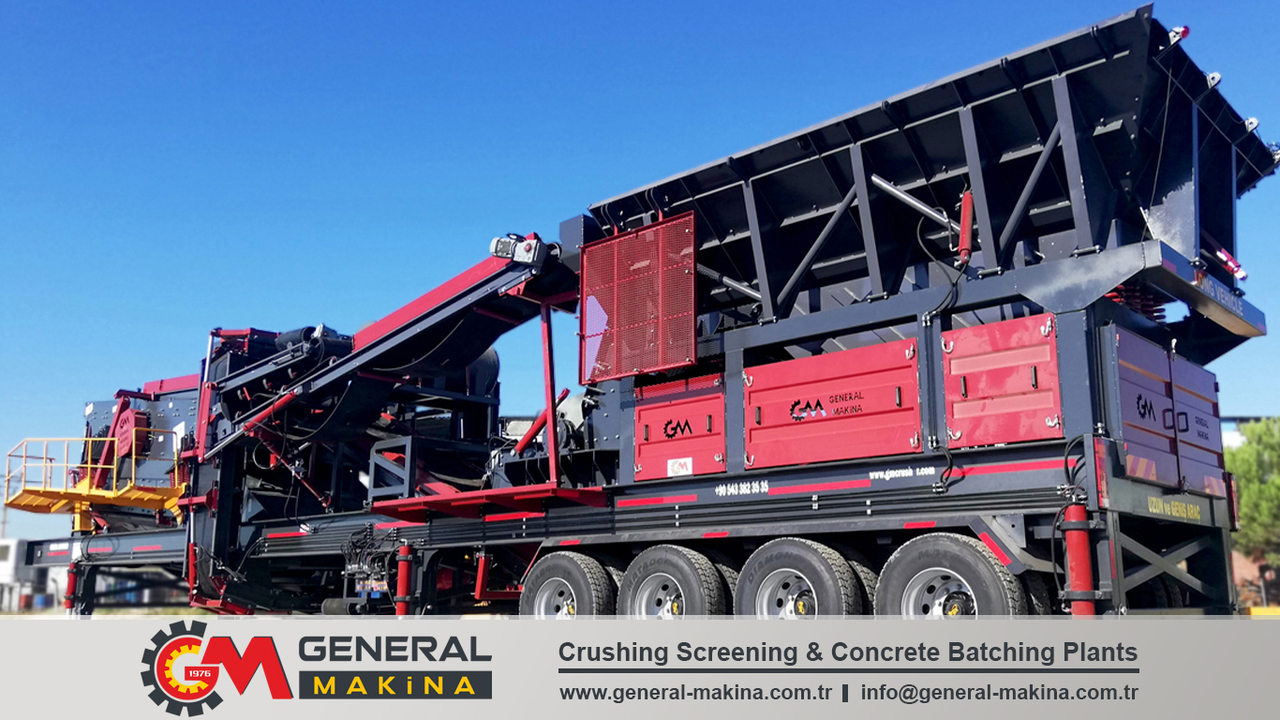 Нов Мобилна дробилка GENERAL MAKİNA HOT Sale Crushing Plants: слика 9