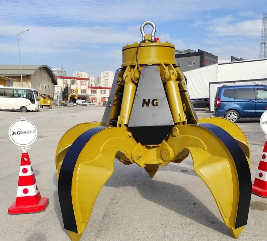 Нов Фаќалка за Багер ORANGE PEEL SCRAP GRAPPLE - POLYP GRABS: слика 12