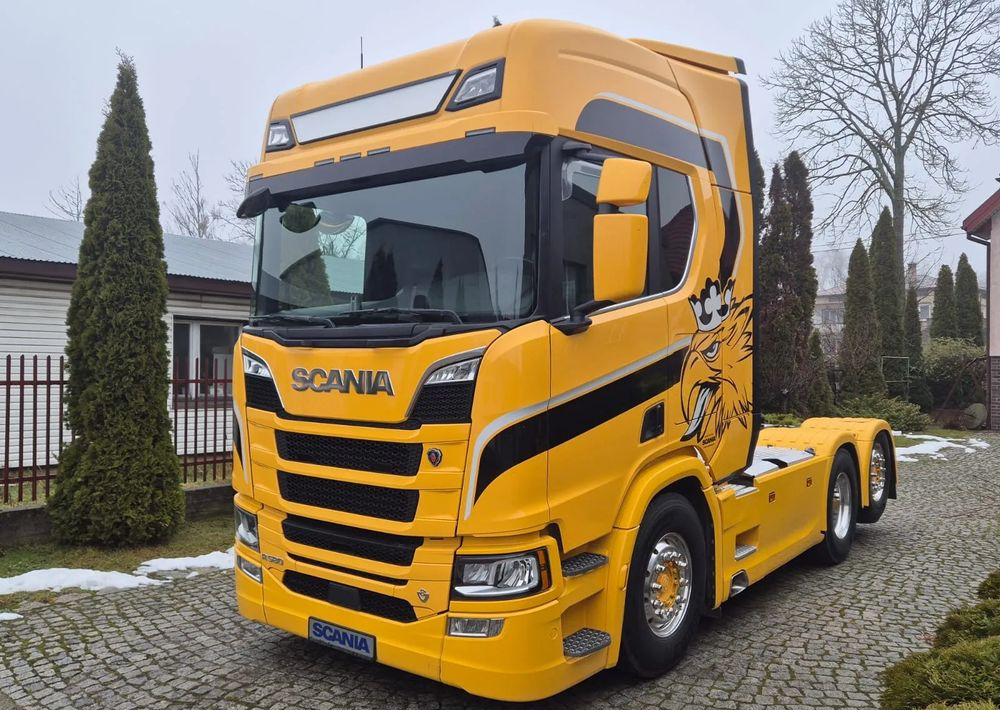 Scania R580 V8 Boogie Full Air - Камион влекач: слика 1 Scania R580 V8 Boogie Full Air - Камион влекач: слика 1