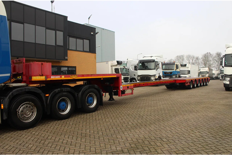 Broshuis * 6ABSD-85 * 4X HYDRAULIC STEERING AXLE * EXTENDABLE 8MTR * - Полуприколка за низок утовар: слика 1 Broshuis * 6ABSD-85 * 4X HYDRAULIC STEERING AXLE * EXTENDABLE 8MTR * - Полуприколка за низок утовар: слика 1