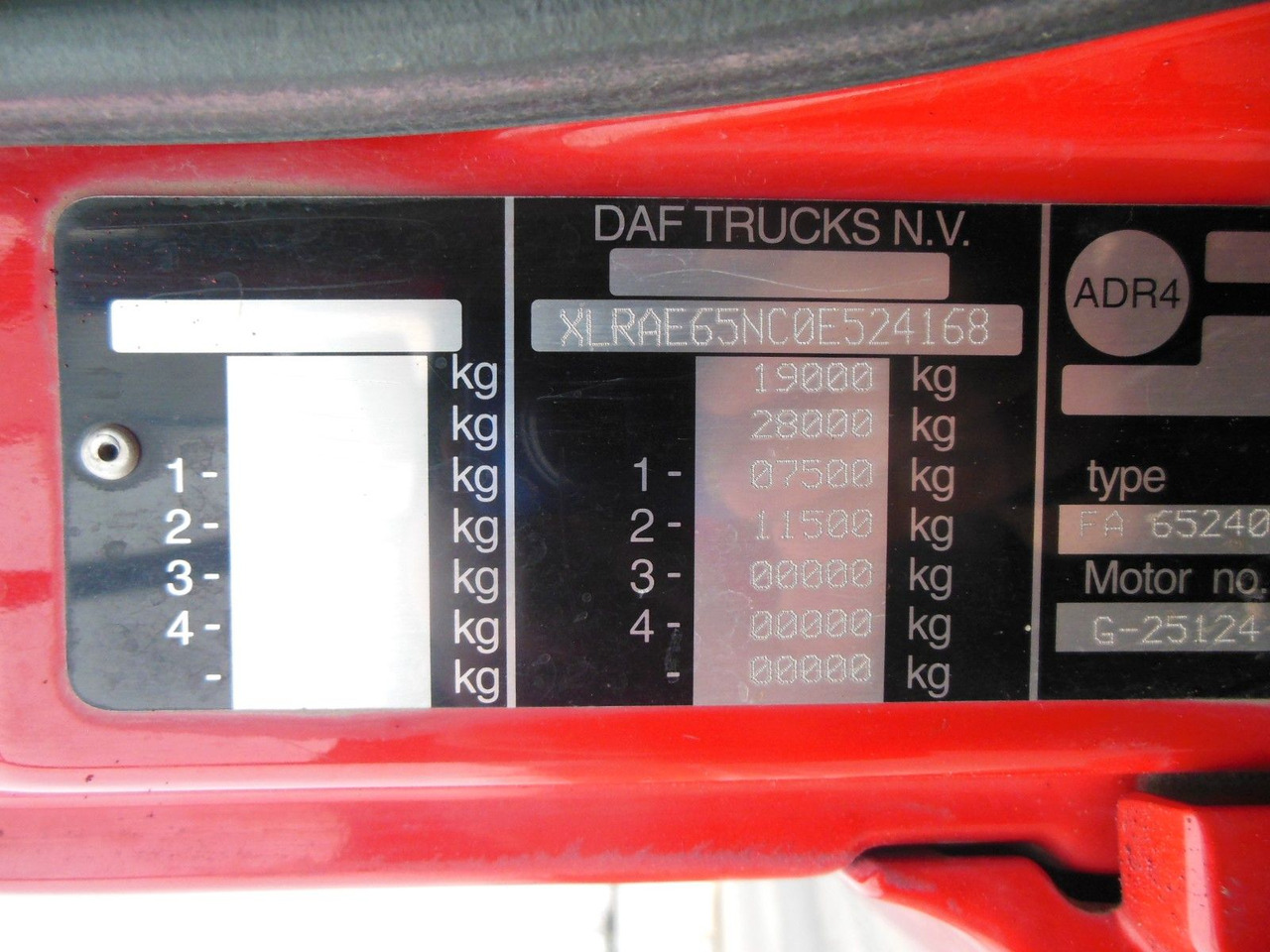 Лизинг на  DAF CF 65.240,KRAN EFFER 110/2S,MANUELL,BLATT,1 HAND DAF CF 65.240,KRAN EFFER 110/2S,MANUELL,BLATT,1 HAND: слика 29