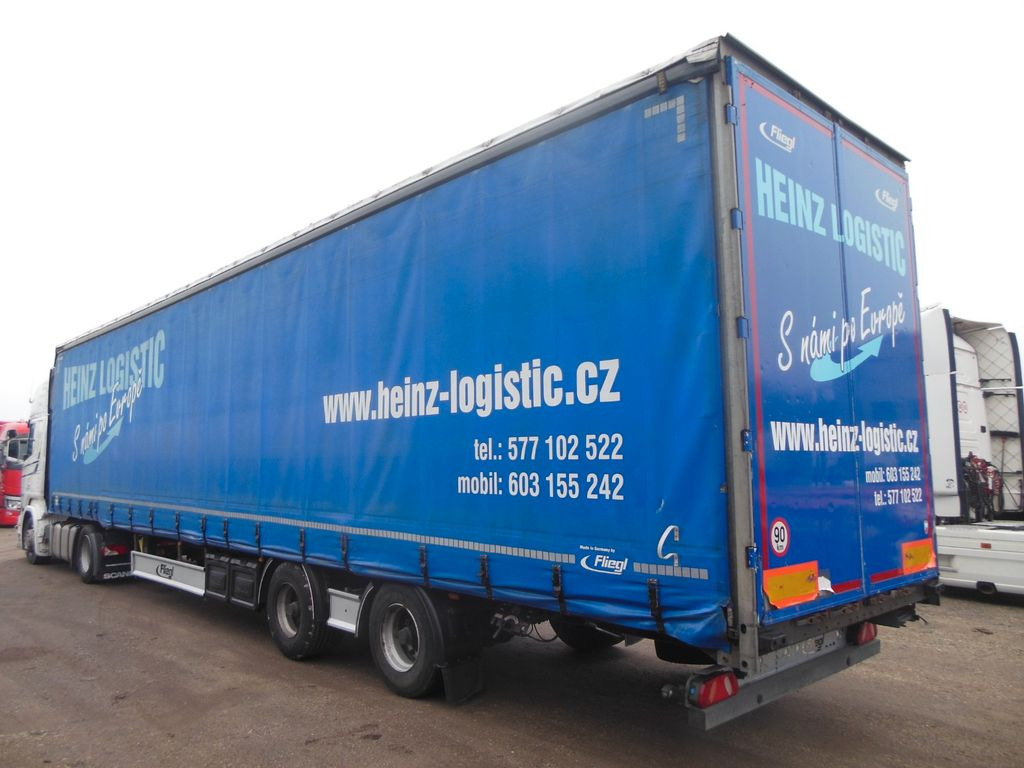 Fliegl SZS 320, LOWDECK, 2 ACHSE!!!, NUTZLAST 25.500 KG - Полуприколка со церада: слика 1 Fliegl SZS 320, LOWDECK, 2 ACHSE!!!, NUTZLAST 25.500 KG - Полуприколка со церада: слика 1