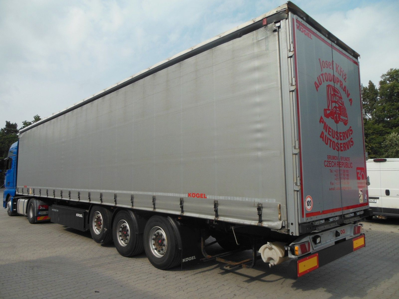 Kögel SN 24, SAF, PALETTEN BOX, - Полуприколка со церада: слика 4 Kögel SN 24, SAF, PALETTEN BOX, - Полуприколка со церада: слика 4