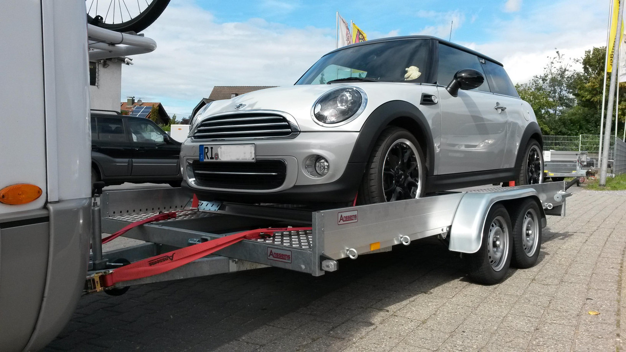 Anssems AMT ECO 2000 light 400x188x18cm (XL) Alurampen 2000kg Wohnmobilanhänger Januar Aktion - Автотранспортна приколка: слика 1 Anssems AMT ECO 2000 light 400x188x18cm (XL) Alurampen 2000kg Wohnmobilanhänger Januar Aktion - Автотранспортна приколка: слика 1