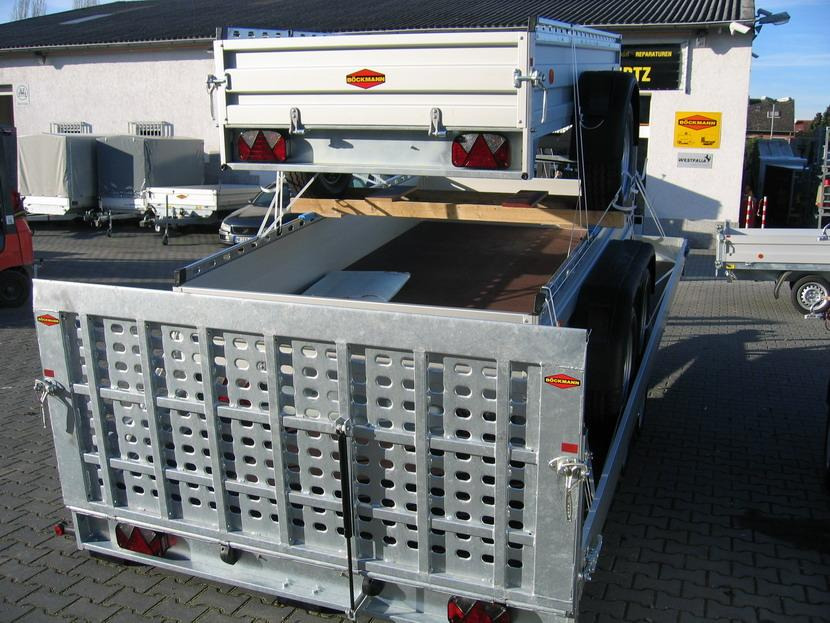 Böckmann MH AL 4320/35 430x208x20cm easyload 13" (XL) 3500kg Modell 2023 preorder - Приколка за градежни машини: слика 2 Böckmann MH AL 4320/35 430x208x20cm easyload 13" (XL) 3500kg Modell 2023 preorder - Приколка за градежни машини: слика 2