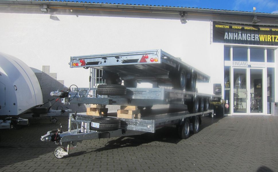 Brian James Trailer CarGO Connect 500x210cm Plateau Tridem 12" 3500kg Modell 2022 - Приколка платформа: слика 1 Brian James Trailer CarGO Connect 500x210cm Plateau Tridem 12" 3500kg Modell 2022 - Приколка платформа: слика 1