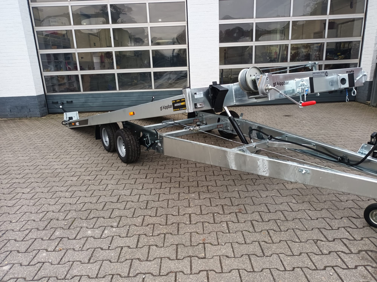 Martz Cartrailer GT KIPP 480/2 3T 480x205cm Profi Lohr Stahl & Aluboden 3000kg 100km/H - Автотранспортна приколка: слика 2 Martz Cartrailer GT KIPP 480/2 3T 480x205cm Profi Lohr Stahl & Aluboden 3000kg 100km/H - Автотранспортна приколка: слика 2
