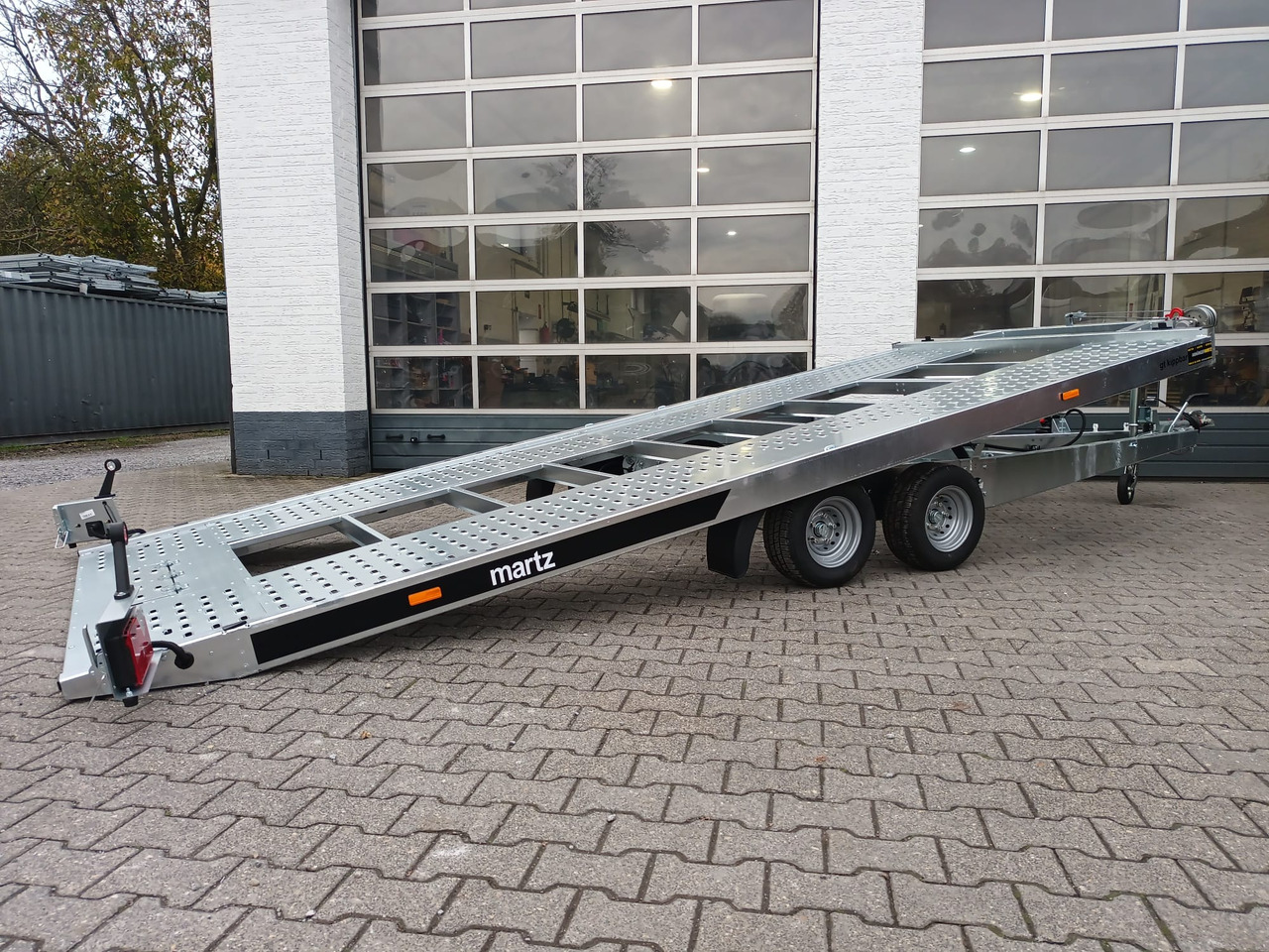 Martz Cartrailer GT KIPP 480/2 3T 480x205cm Profi Lohr Stahl Winde 10" 3000kg 100km/H - Автотранспортна приколка: слика 1 Martz Cartrailer GT KIPP 480/2 3T 480x205cm Profi Lohr Stahl Winde 10" 3000kg 100km/H - Автотранспортна приколка: слика 1