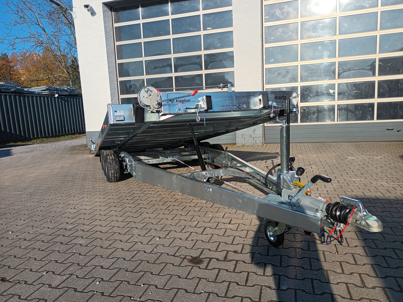 Martz Cartrailer GT KIPP 580/3 3,5T 580x215cm Profi Lohr Stahl & Aluboden Tridem 10" 3500kg 100km/H - Автотранспортна приколка: слика 5 Martz Cartrailer GT KIPP 580/3 3,5T 580x215cm Profi Lohr Stahl & Aluboden Tridem 10" 3500kg 100km/H - Автотранспортна приколка: слика 5