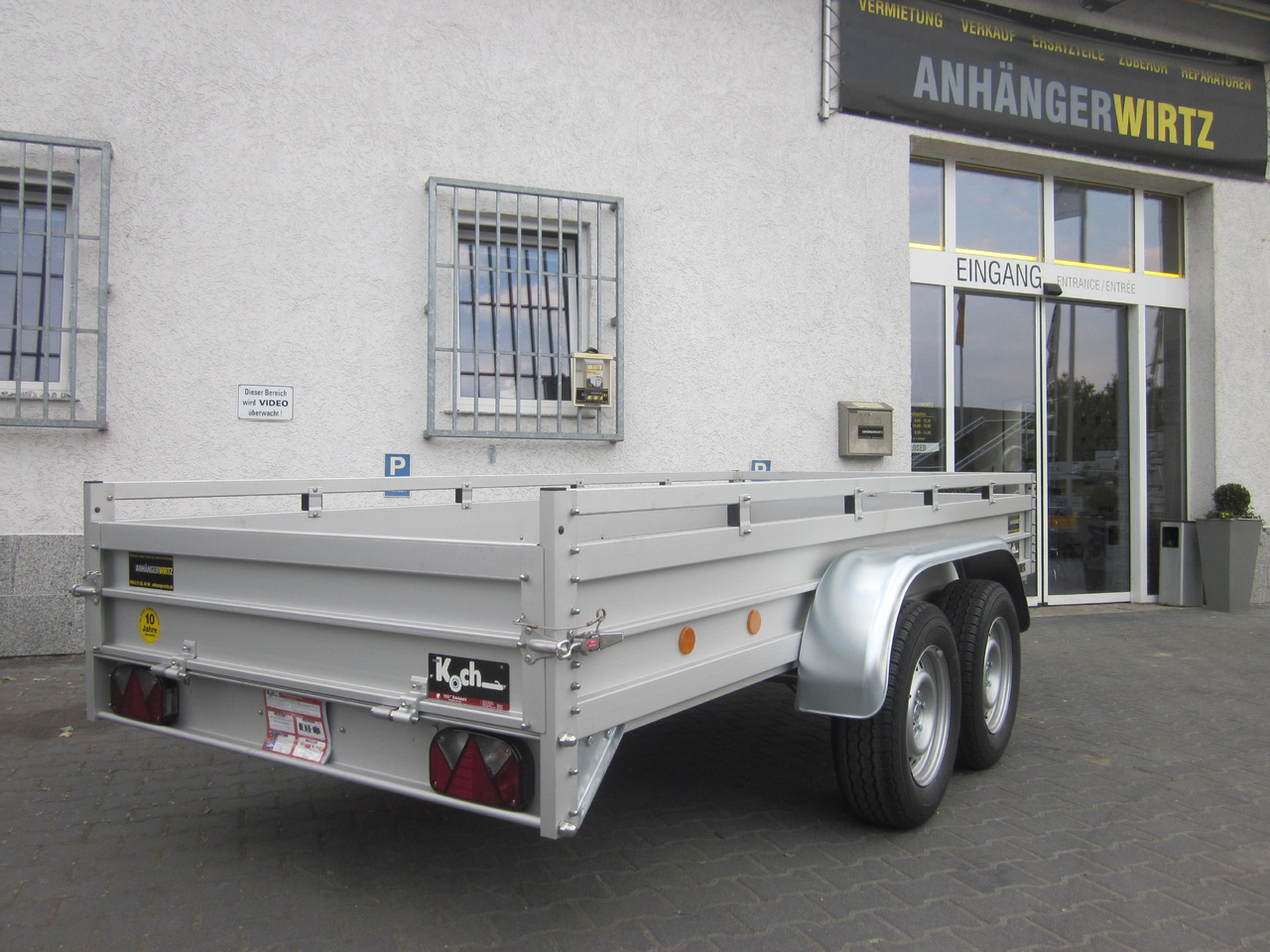 PKW Anhänger Koch Aluline 350x150x44cm (L) 2600kg - Автомобил приколка: слика 3 PKW Anhänger Koch Aluline 350x150x44cm (L) 2600kg - Автомобил приколка: слика 3