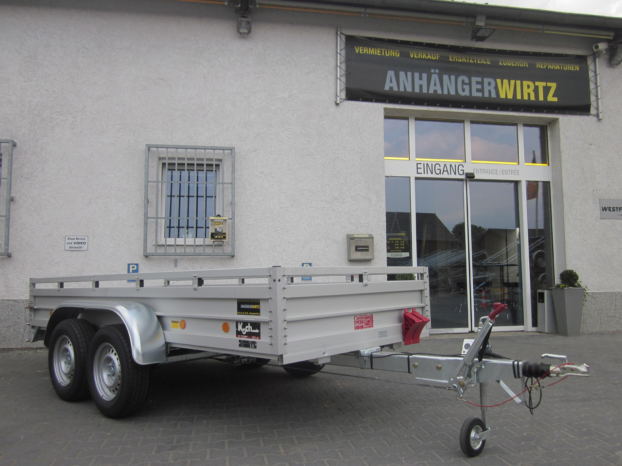 PKW Anhänger Koch Aluline 350x150x44cm (L) 2600kg - Автомобил приколка: слика 2 PKW Anhänger Koch Aluline 350x150x44cm (L) 2600kg - Автомобил приколка: слика 2
